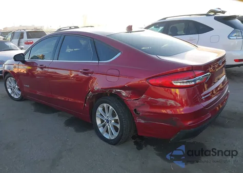 2019 Ford Fusion Hybrid Se z USA, uszkodzony, nr VIN 3FA6P0LU3KR225722